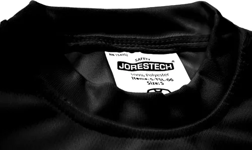 Vista 4 de JORESTECH Camiseta de trabajo de manga larga de visibilidad brillante de seguridad con bolsillo en el pecho, tela que absorbe la humedad