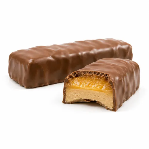 Vista 4 de Vegano, sin gluten, sin nueces, barras de turrón y caramelo de chocolate (paquete de 3) Sin lácteos, sin soja, sin sésamo Snacks aptos