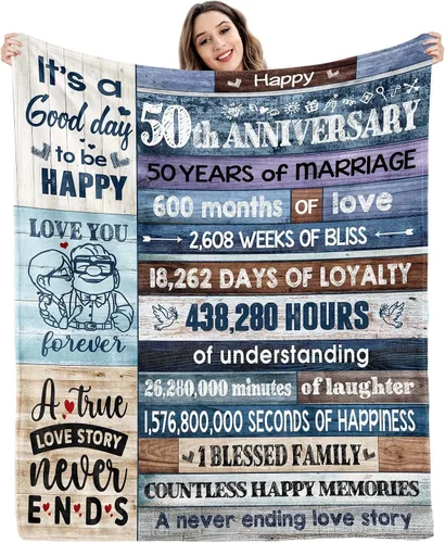Vista 8 de qixnzagr Manta plateada de aniversario de boda con el número 25, decoraciones para ella y él, regalos de matrimonio de 25 años para pareja, esposa