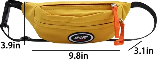 Vista 3 de Suillty Riñonera para niños, cangurera pequeña para niños y niñas, bolsa de pecho ligera con hebilla de moda para niños, deportes al aire libre