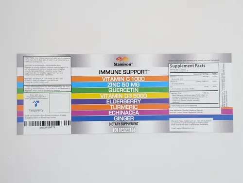 Vista 9 de Apoyo inmunológico 8 en 1 con quercetina, zinc 50mg, vitamina C 1000mg, vitamina D3 5000 UI y saúco, equinácea, jengibre para adultos y niños