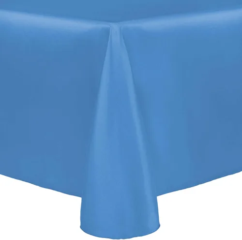 Vista 45 de Ultimate Textile Majestic - Mantel ovalado reversible Shantung Satin (60 x 144 pulgadas), color amarillo claro