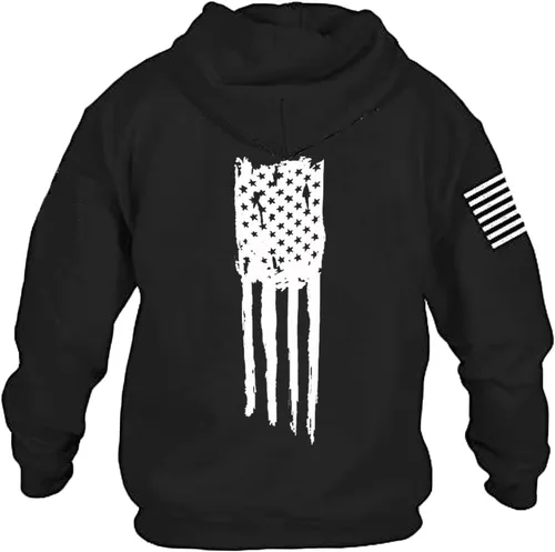Vista 3 de HARGLESMAN Sudadera con capucha americana 1776