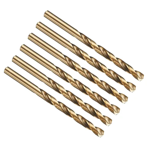 Vista 81 de PATIKIL Broca Jobber de 0.039 in, vástago recto M35 cobalto 5% acero de alta velocidad 135° acabado dorado para metal duro de acero inoxidable - 2