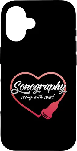 Vista 32 de Sonography Seeing with Sound Ultrasonido Ecografía Medicina Case para iPhone 17