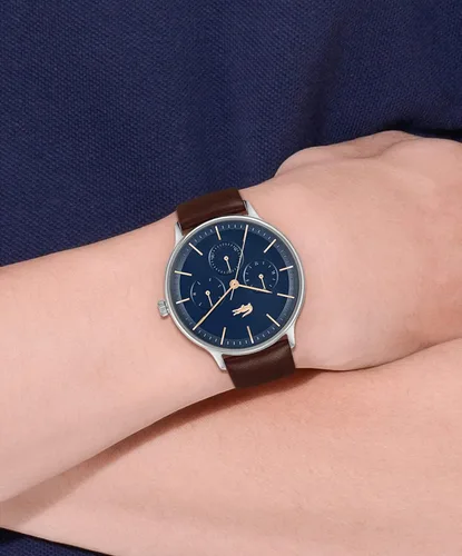Vista 5 de Lacoste Reloj de cuarzo Club para hombre, Marrón