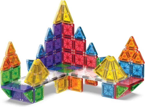 Vista 8 de MAGNA-TILES microMAGS 70-Piece Deluxe Magnetic Construction Set, The Original Magnetic Building