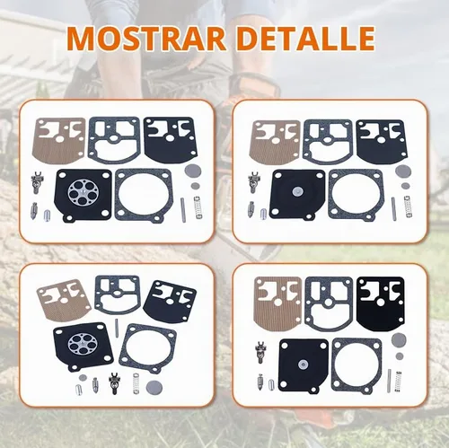 Vista 5 de Kit de reparación de carburador, para Stihl 011AV 011AVEQ 012 para motosierra