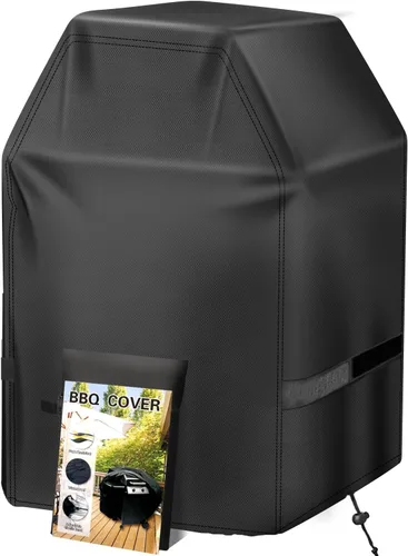 Vista 13 de Aoretic Funda para parrilla de 32 pulgadas, cubierta de parrilla de gas para parrilla al aire libre, cubierta de parrilla impermeable, anti-UV