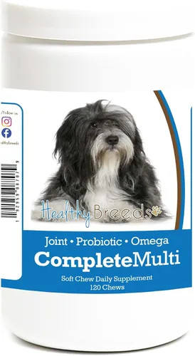 Vista 55 de Healthy Breeds Affenpinscher todo en uno multivitamínico suave masticable 120