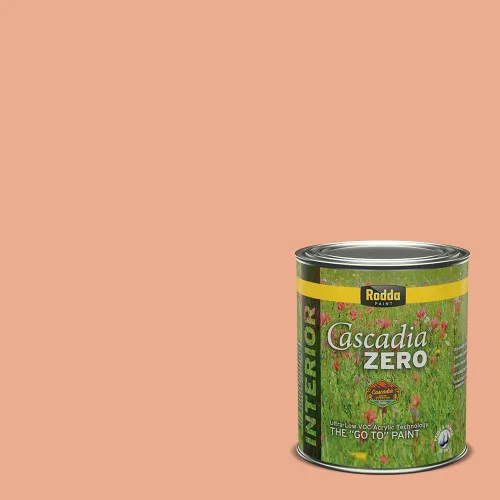 Vista 183 de Rodda Paint CASCADIA ZERO - Pintura plana e imprimación para interiores en uno, cuarto de galón, crema de ballet