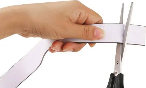 Vista 3 de Nueva tira magnética magnética de imán flexible de 1 pulgada de ancho adhesivo de 30 mil
