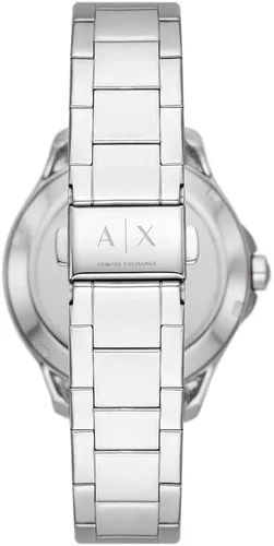 Vista 3 de Armani Exchange - Reloj de vestir de acero inoxidable con tres manos para mujer, Silver Auto, Reloj automático