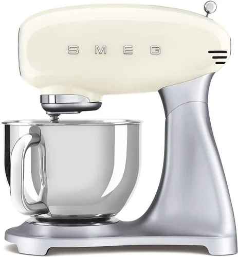 Vista 14 de SMEG SMF04 - Batidora de pie Classico de 5 cuartos con arranque suave y mezcla constante, motor de 600 W, 10 velocidades, cuenco de acero inoxidable