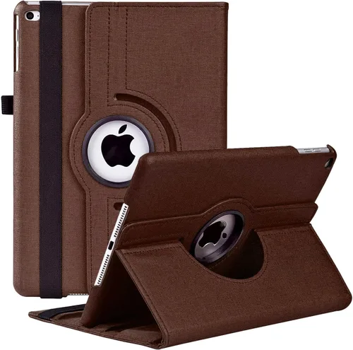 Vista 11 de Funda giratoria para iPad de 9.7 pulgadas 2018 2017 / Funda para iPad Air 2 - Funda protectora con soporte giratorio de 360 grados y función