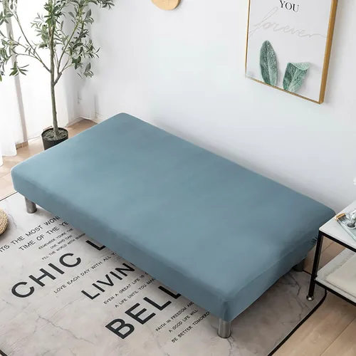 Vista 4 de Funda de sofá sin brazos, protector de muebles, funda elástica para sofá sin apoyabrazos, funda de elastano elástica para niños, mascotas y perros