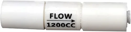 Vista 8 de 1/4 Push On Restrictor de flujo de agua para sistema RODI (300CC)