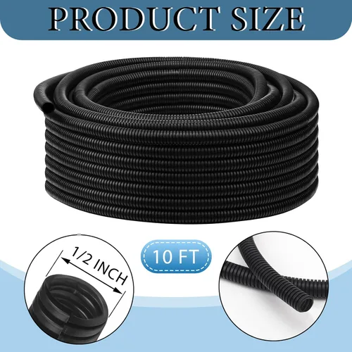 Vista 3 de Kanayu Tubo de Cable Divisible Ignífugo de Alta Temperatura Conducto de Cable Mangas de Cable Divisibles Tubería de Telar Conducto de Cable