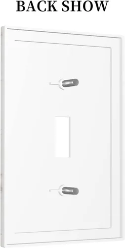 Vista 323 de Placa de Interruptor de Luz Azul de 1 Gang, Placa de Pared Decorativa de Palanca Individual, Cubierta de Placa de Pared de Palanca, Placa Frontal