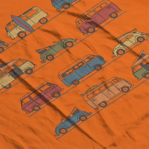 Vista 5 de Volkswagen Vans and Beetles - Camiseta para mujer