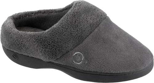Vista 6 de isotoner Pantuflas clásicas de espuma viscoelástica antideslizantes para mujer Ceniza