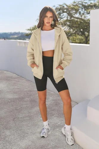 Vista 8 de MEROKEETY Sudadera de manga larga con cremallera y bolsillos para mujer