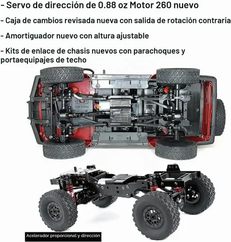Vista 5 de HLSFWDRIVE WPL C54-1 RC Rock Crawler 4x4 RC Camión Off Road RTR