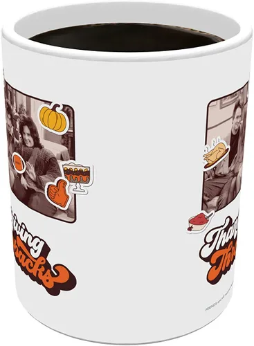 Vista 157 de Trend Setters Friends the Television Show – 25 años – Mercancía oficial – Taza de café o té de cerámica blanca de 11 onzas – perfecta para regalar