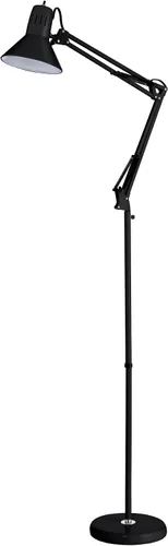 Vista 12 de Bostitch Office VLF100D - Lámpara de escritorio con brazo oscilante, metal, alcance de 36 pulgadas con ajuste multijunta, incluye bombilla LED