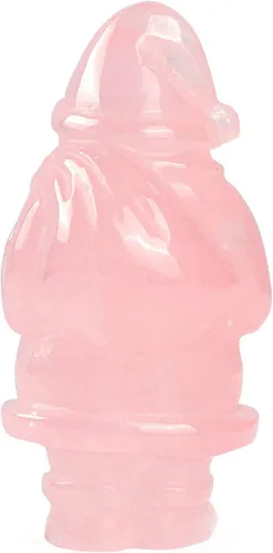 Vista 3 de Artistone Adorno de decoración navideña de Papá Noel de cristal de 2 pulgadas, tallado a mano, lindo regalo de Papá Noel, figura mexicana