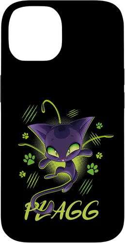 Vista 4 de iPhone 13 Miraculous Ladybug Kwamis Collection con funda Plagg