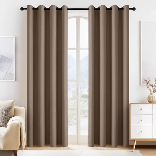 Vista 27 de PONY DANCE Cortinas para Autocaravana de 24 pulgadas de Largo, Cortinas Cortas para Baño y Cocina, Mini Cortinas de Privacidad para Camper