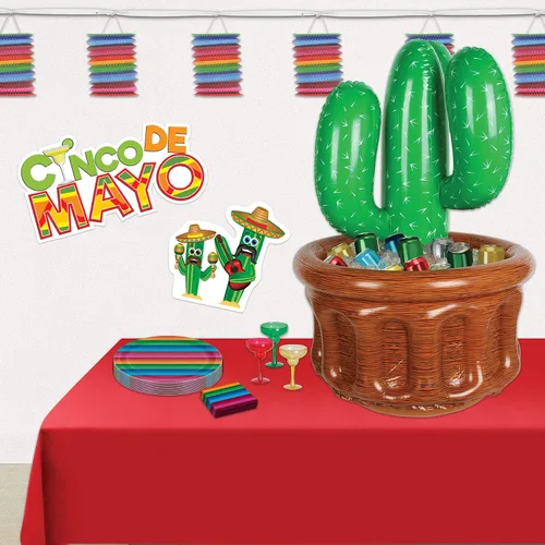 Vista 5 de Beistle Enfriador inflable - Contenedor de bebida para fiestas, decoración de fiestas, decoración de fiesta occidental: Western