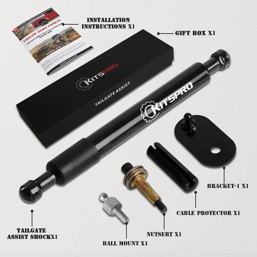 Vista 6 de KitsPro Amortiguador de asistencia para portón trasero de camión para Ford F-250 F-350 Super Duty 1999-2016 Accesorios para camiones Puntal
