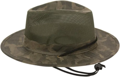 Vista 4 de Sombrero de pescador unisex Safari Sun con corona de malla transpirable