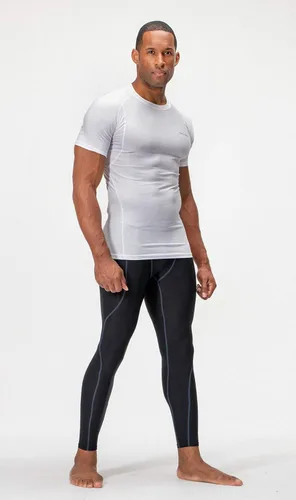 Vista 2 de Devops - Camisetas de compresión para hombre (2 3 unidades), manga corta, camiseta base para entrenamiento