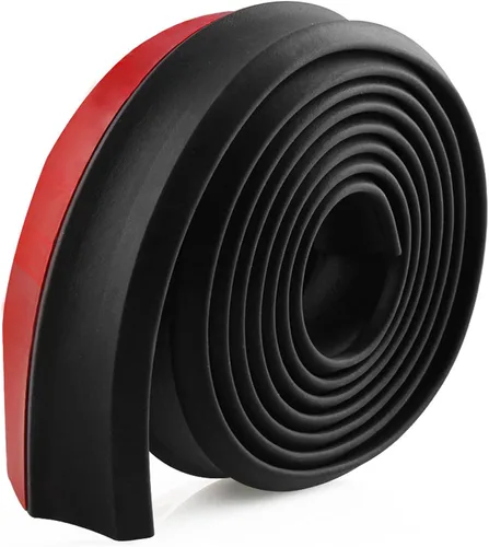 Vista 8 de Pegatinas de borde de parachoques de 8.2 pies – Protectores de goma para parachoques delantero de coche de 8.2 ft – tira de 2.362 in de ancho