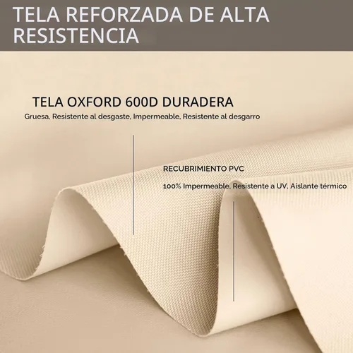 Vista 3 de Fundas para Juego de Muebles de Patio Impermeables Funda para Juegos de Conversación de Patio Funda para Sofá Seccional de Exterior Fundas