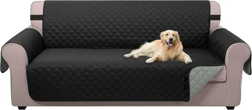 Vista 19 de U-NICE HOME Funda para sillón reclinable, reversible, con correas elásticas, resistente al agua, protege de perros y mascotas, sillón pequeño