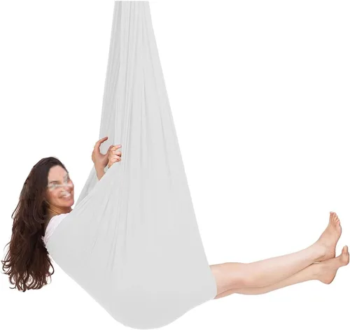 Vista 11 de Columpio sensorial para interiores con autismo y terapia para niños, hamaca colgante para niños y adolescentes con TDAH autista y Asperger