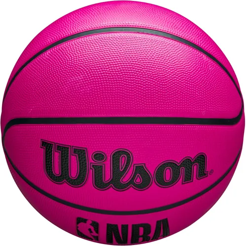 Vista 5 de Wilson NBA DRV Balón de baloncesto para exteriores con bomba - Rosa, Talla 7-29.5