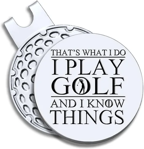 Vista 19 de Men Golf Ball Marker with Magnetic Hat Clip, Funny Golf Accessories Gifts for Men, Novelty Birthday Gifts for Male Golfer Fan
