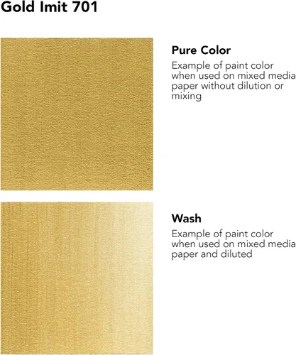 Vista 2 de Daler-Rowney FW - Tinta acrílica para artistas, 1 oz, oro sintético (160029701)