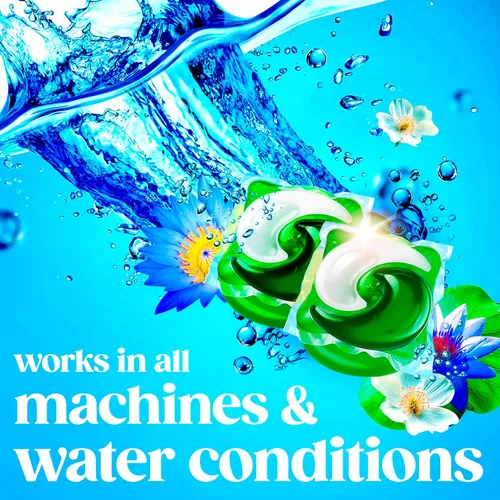 Vista 9 de Gain flings Ultra Oxi Cápsulas de Detergente para Ropa, 60 Unidades, Aroma Waterfall Delight, 3 en 1, Compatible con HE