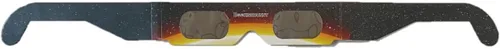 Vista 6 de Bookishbunny 50 pares solares de los espectadores del eclipse de las gafas de papel de la visión del sol ISO certificó diversos patrones