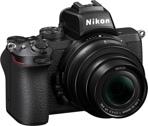 Vista 4 de Nikon Z 50 con lente de zoom gran angular Cámara compacta sin espejo para fotos/vídeos con lente de 16-50mm Modelo Nikon USA