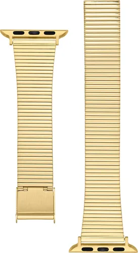 Vista 20 de Anne Klein Correa de acero inoxidable para Apple Watch, segura, ajustable, correa de repuesto para Apple Watch, se adapta a la mayoría de muñecas