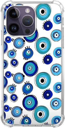 Vista 11 de Funda de pintura colorida compatible con iPhone 14 Pro Max, moderna funda de silicona abstracta colorida a prueba de golpes, antiarañazos, funda