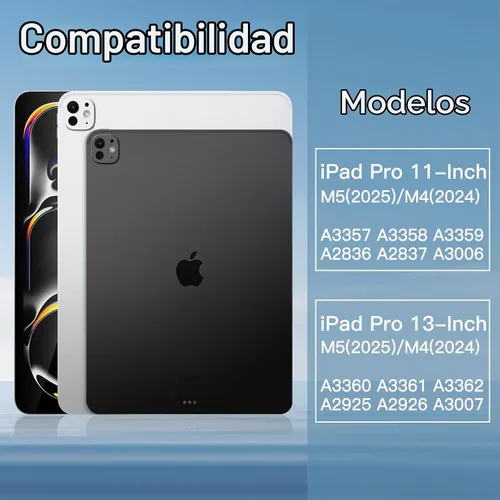 Vista 2 de JETech Protector de lente de cámara para iPad Pro 11"/13" M5/M4, paquete de 3