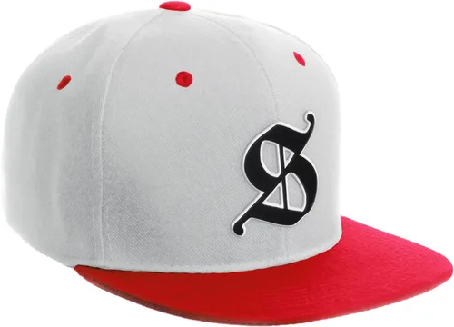 Vista 1506 de Daxton Gorra clásica con visera de billete plano con letras del alfabeto inglés antiguo de la A a la Z